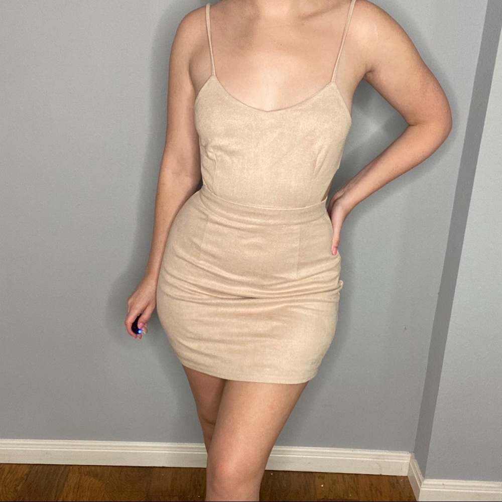 Super cute suede dress